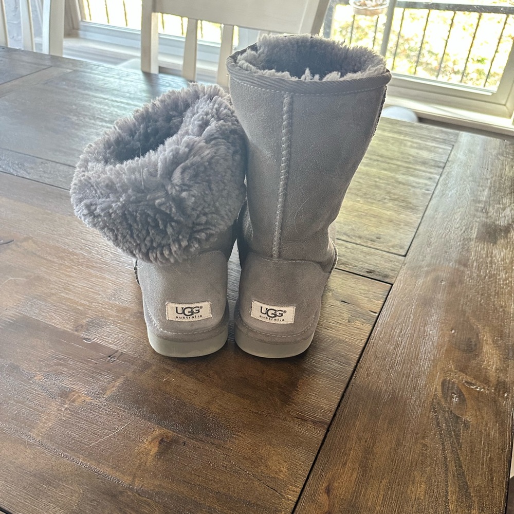 Gray Short UGG Boots 9